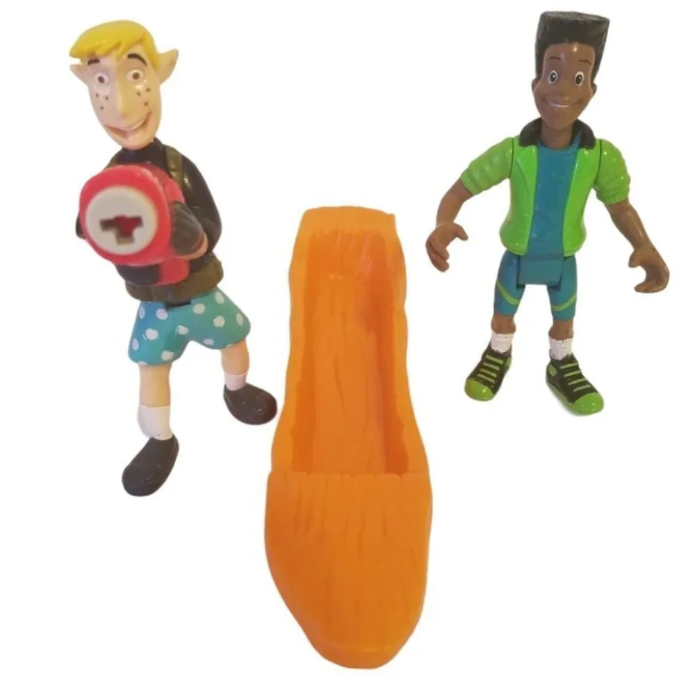 1990 Burger King Toys Kids Club Jaws and 2003 McDonalds Disneys Kim Possible-Ron